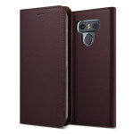 VERUS Genuine leather diary case for LG G6 (Wine)