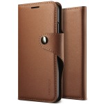 VRS DESIGN Daily Diary for iPhoneX (Brown)