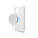 elago MagSafe SOFT SILICONE CASE for iPhone12 mini (White)