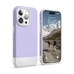 elago MAGNETIC GLIDE CASE for iPhone15 Pro (Purple / Transparent)