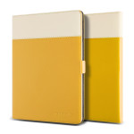 VERUS Crayon Two-tone diary for GALAXY Tab S 10.5 (Mustard_Beige)