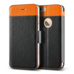 VERUS Vivid Klop Diary for iPhone6 (Black_Orange)