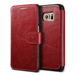 VERUS Dandy Layered Leather for GALAXY S7 (Wine+Black)