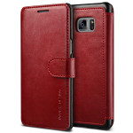 VERUS Dandy Layered Leather for GALAXY Note 7 (Wine+Black)