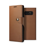 VRS DESIGN（VERUS） Daily Diary for Galaxy Note 8 (Brown)