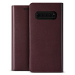 VRS DESIGN（VERUS） Genuine Leather Diary for Galaxy S10 (Wine)