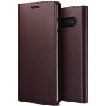 VRS DESIGN（VERUS） Genuine Leather Diary for Galaxy S10 Plus (Wine)