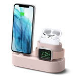 elago CHARGING HUB PRO for iPhone & AirPods Pro / AirPods Pro 2nd & Apple Watch 38/40/41/42/44/45mm  (Sand Pink)