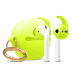 elago EAR BUDS COVER HOOK & POUCH for AirPods /AirPods 2nd Charging / AirPods 2nd Wireless (Neon Yellow)