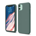 elago SILICONE CASE 2019 for iPhone11 (Midnight Green)