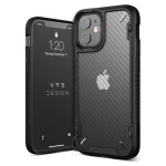 VRS DESIGN（VERUS） Crystal Mixx Pro for iPhone12 mini (Black Carbon)