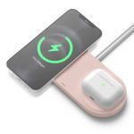 elago CHARGING HUB DUO for MagSafe Charger (Sand Pink)