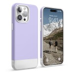 elago MAGNETIC GLIDE CASE for iPhone15 Pro Max (Purple / Transparent)