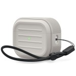 elago ARMOR CASE with Round Strap for AirPods Pro 2nd (Stone)