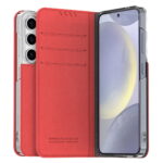 araree Mustang Diary for Galaxy S24 (TANGERINE RED)